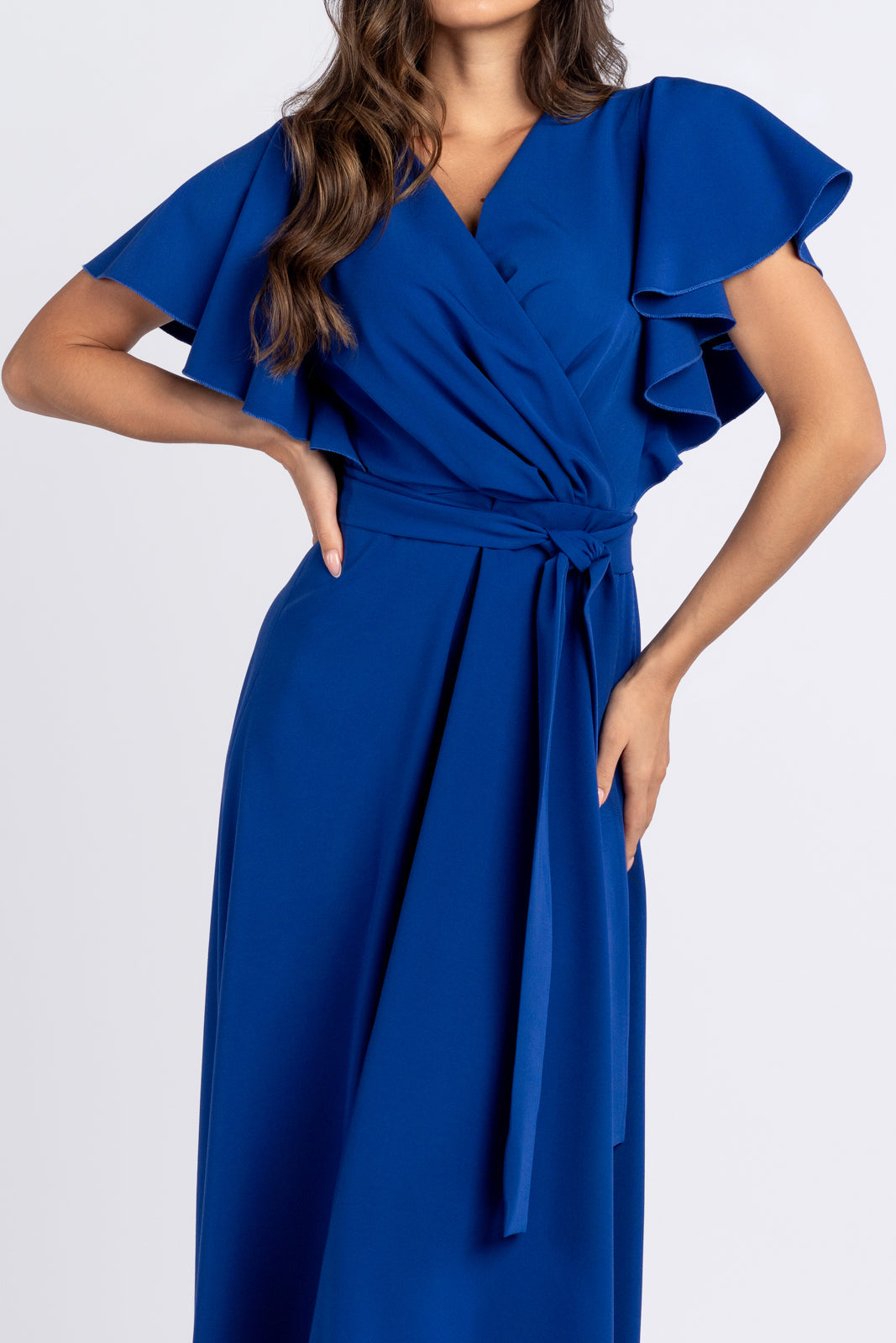 MICHAELA cornflower blue dress