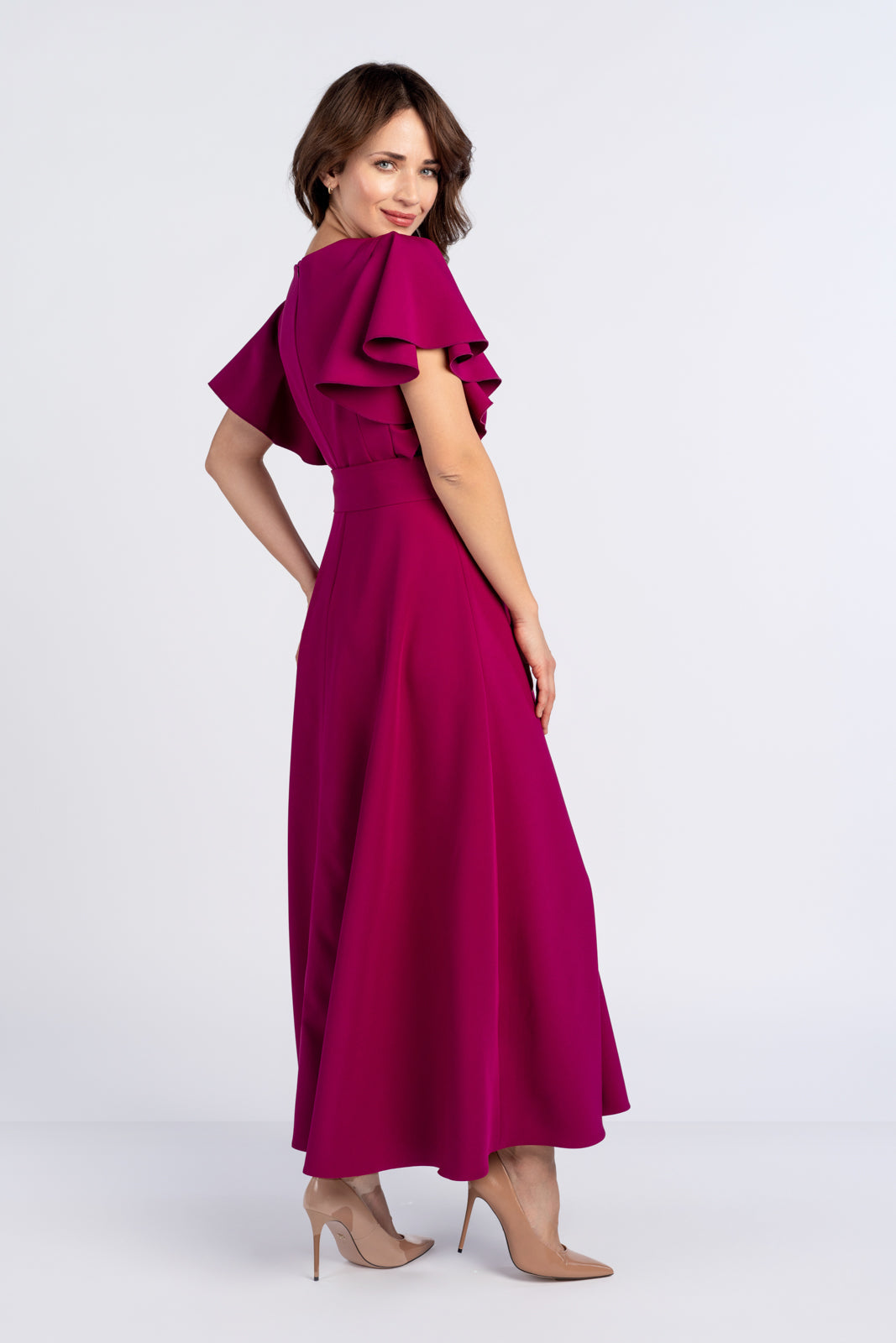 MICHAELA magenta dress