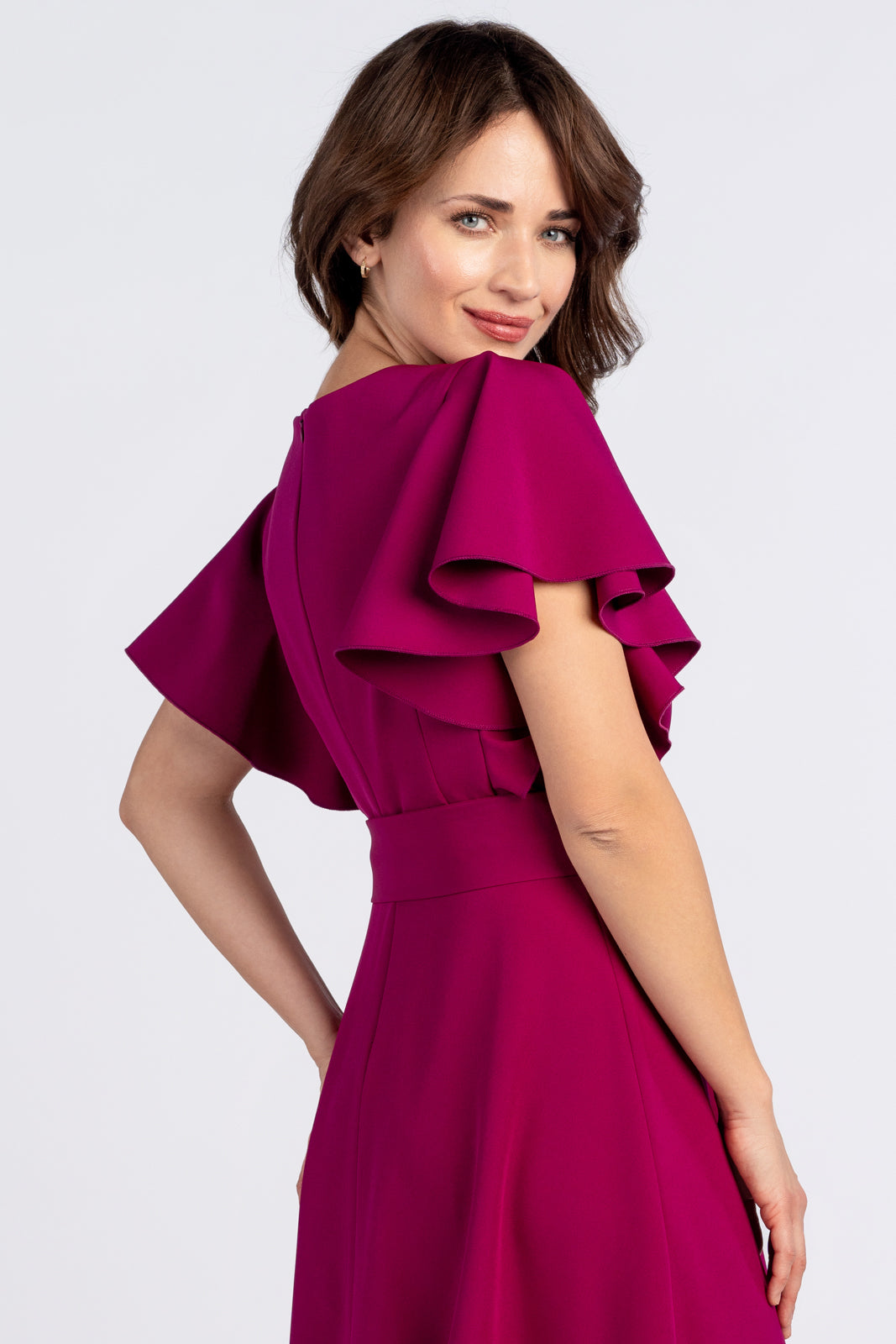 MICHAELA magenta dress