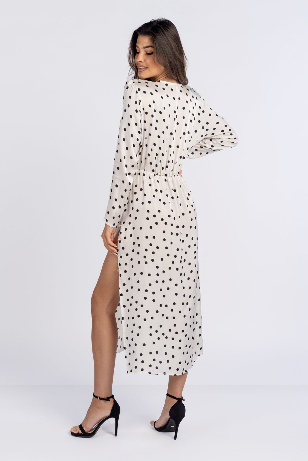 SELENA polka dot dress