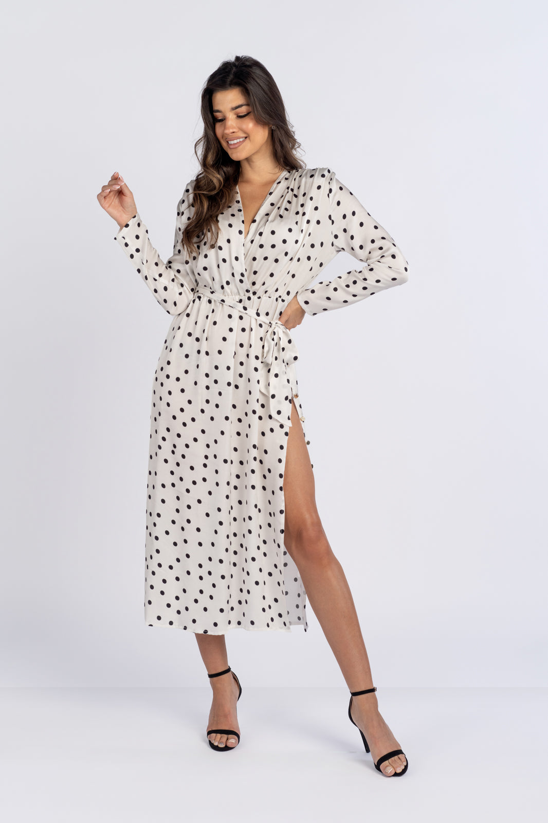 SELENA polka dot dress