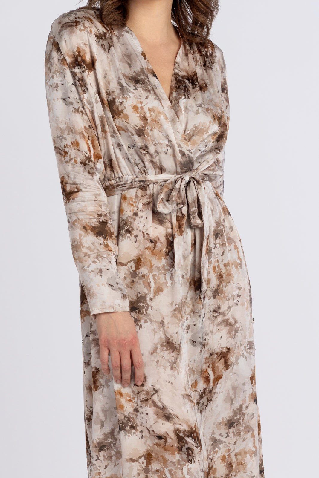 SELENA dress, beige print