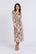 SELENA dress, beige print