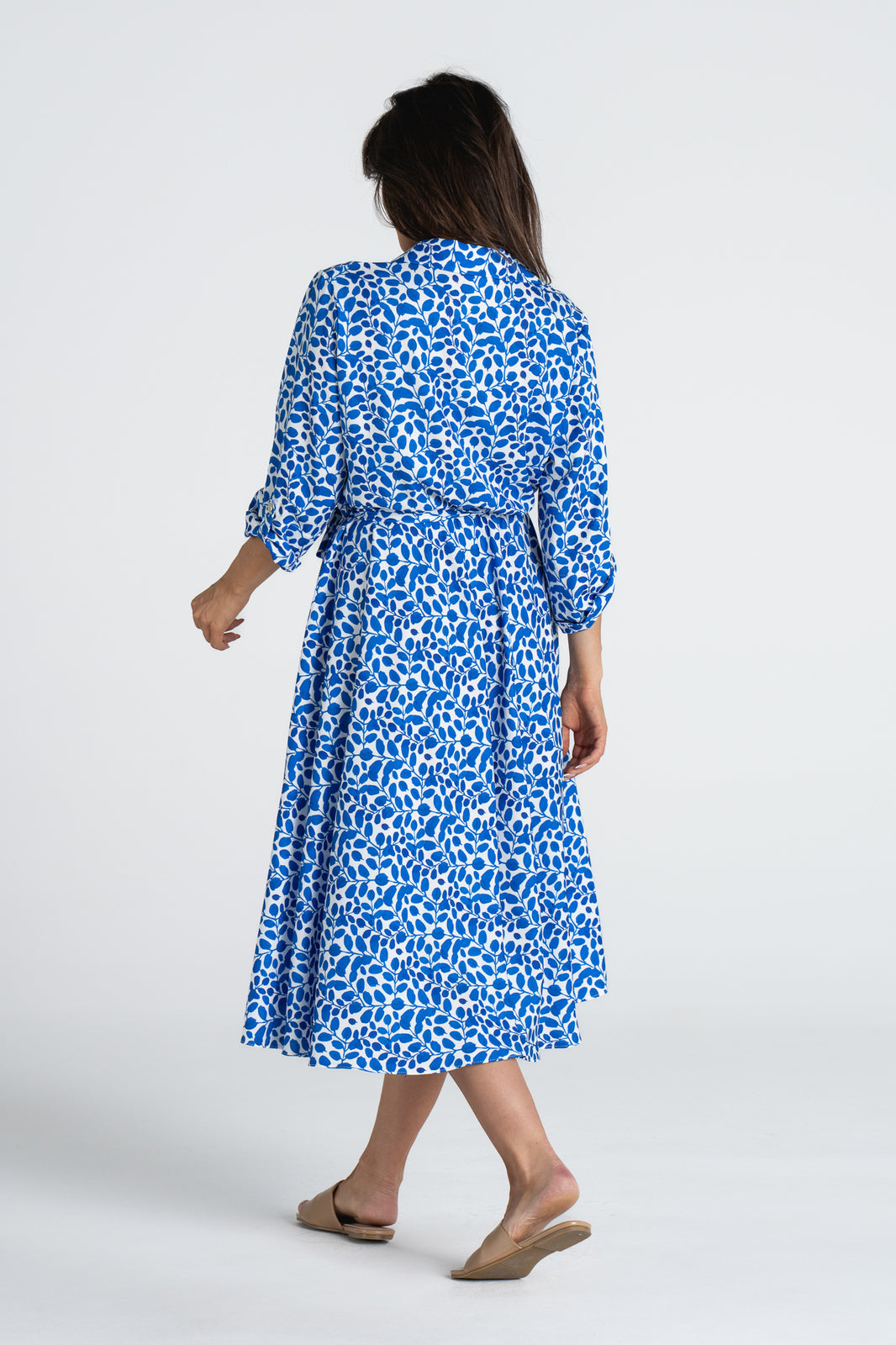 SOFIA dress pattern blue