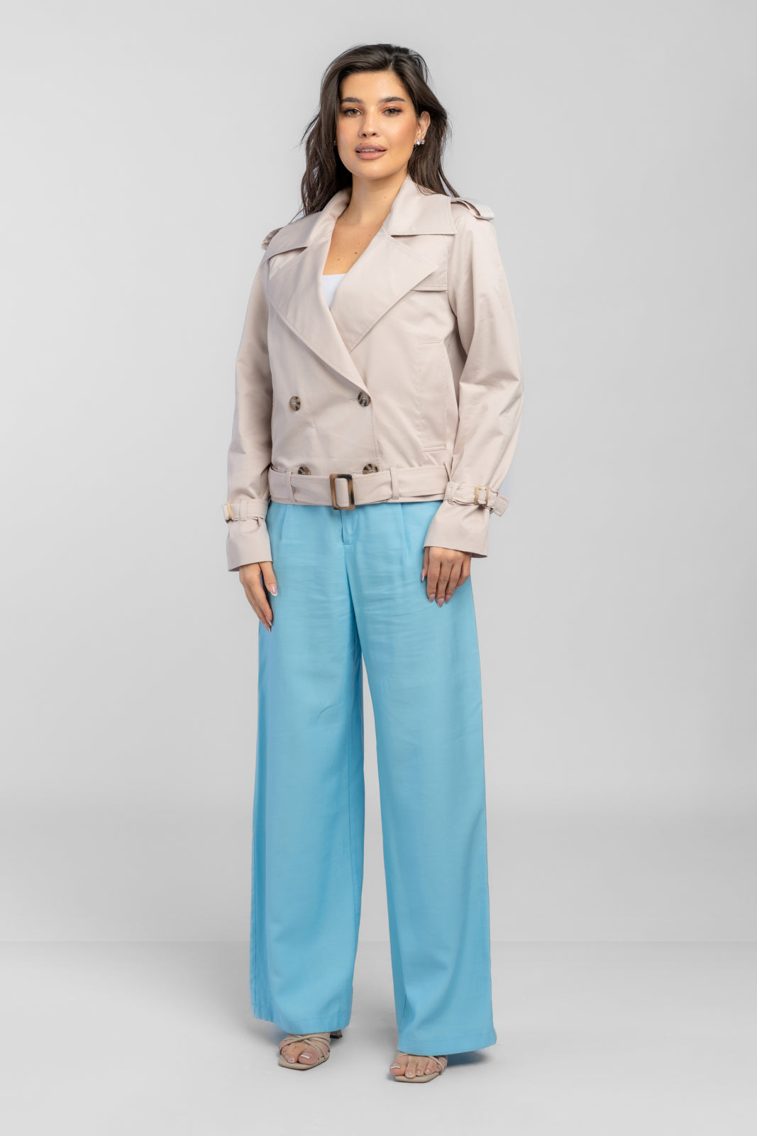 ADA Latte Trench Coat