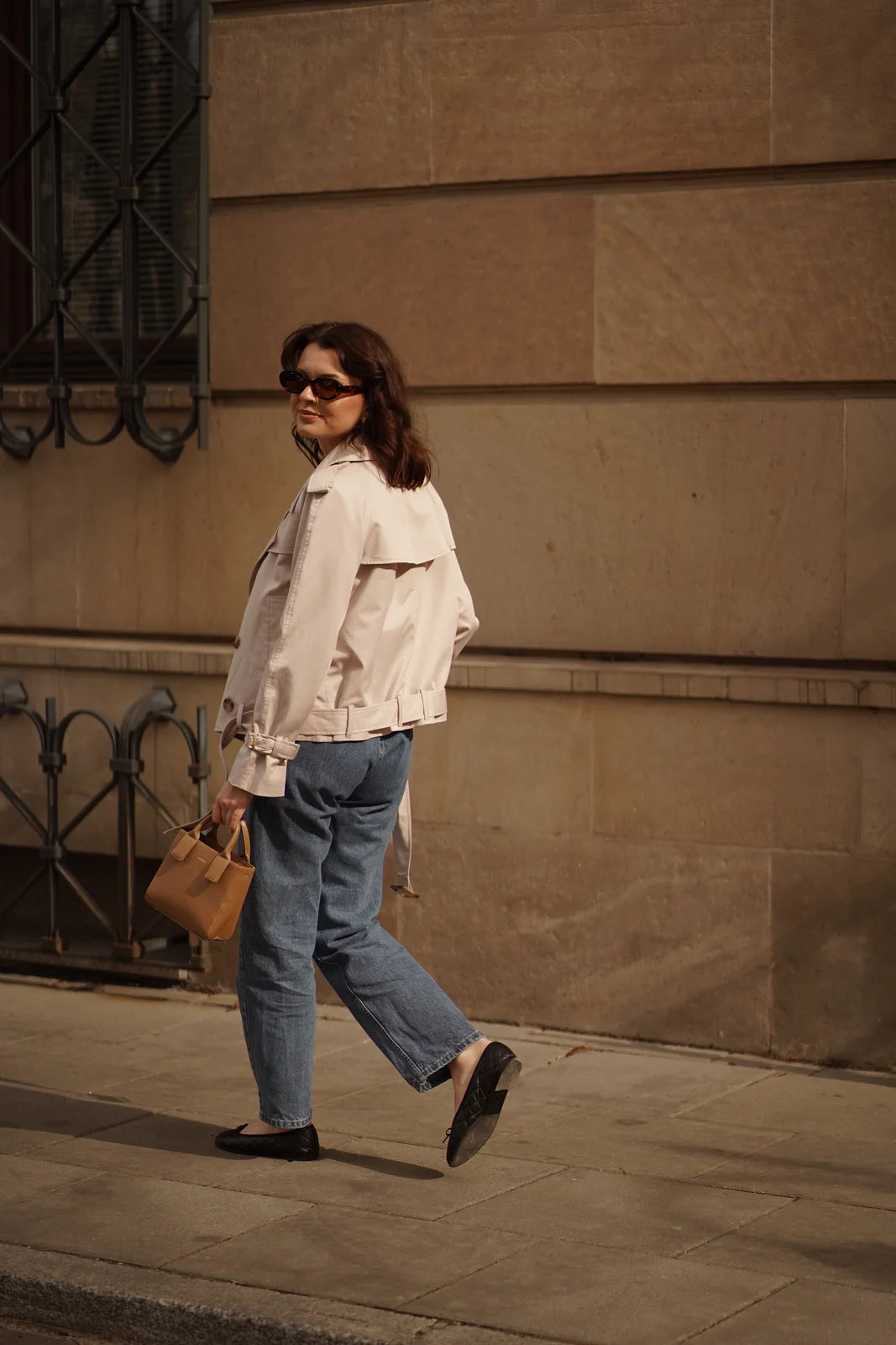 ADA Latte Trench Coat