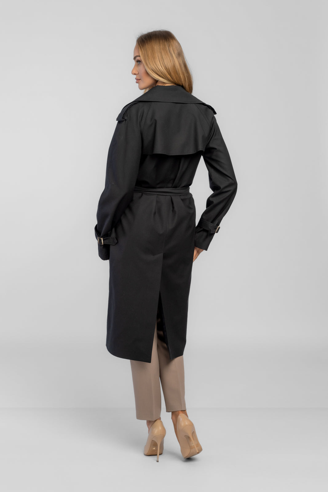 ADRIANNA trench coat black