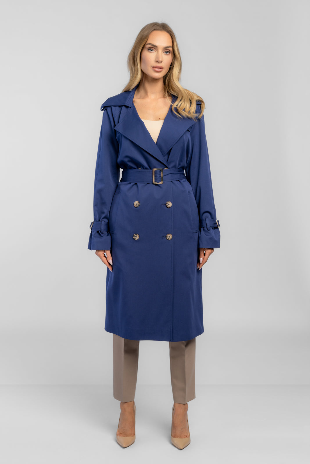 ADRIANNA trench coat navy blue