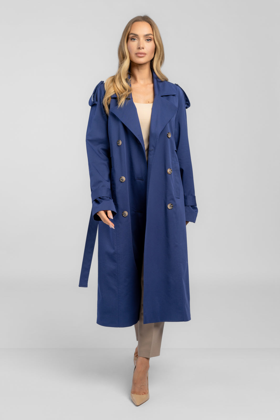 AMANDA trench coat navy blue 2.0