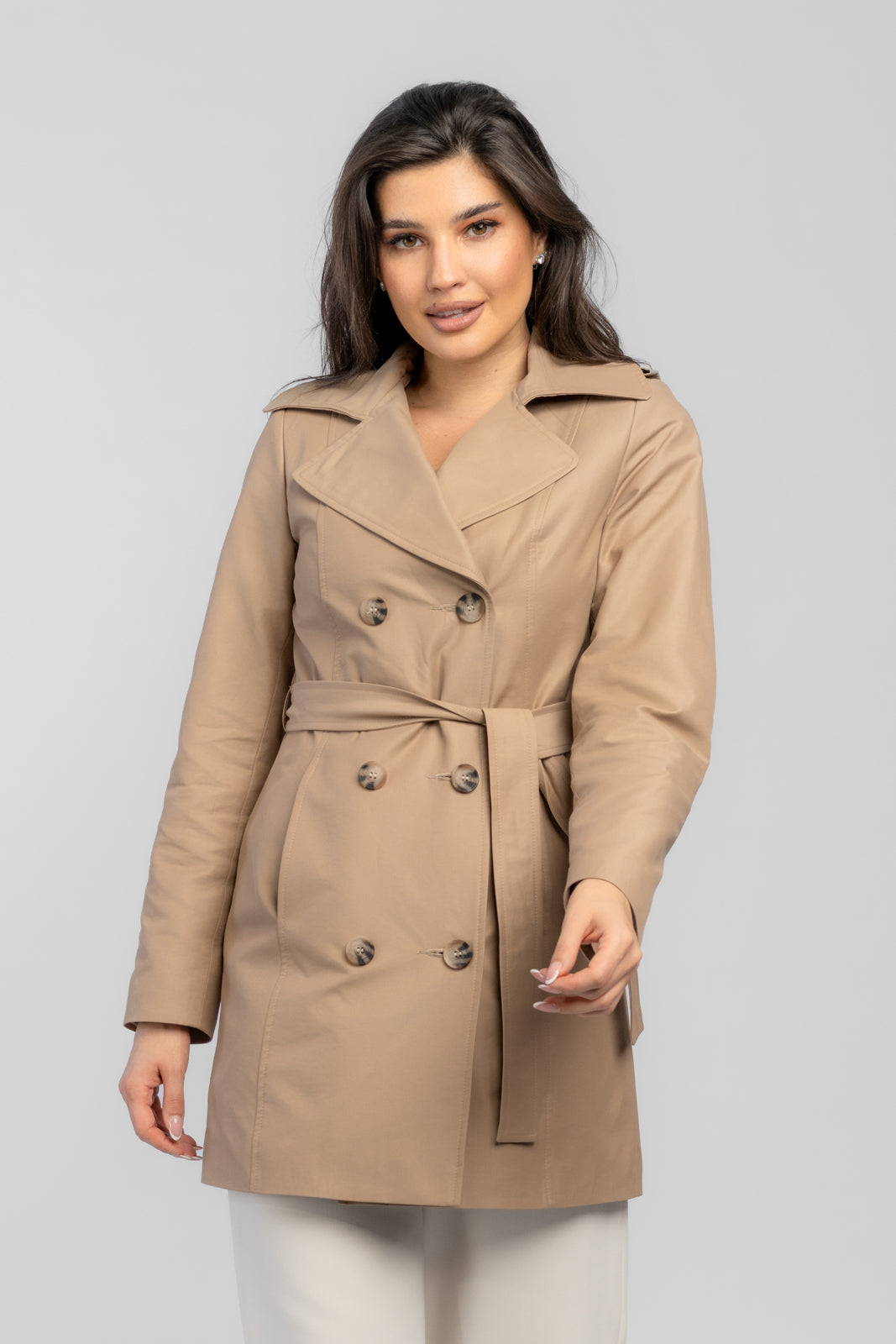 KSENIA cappuccino trench coat