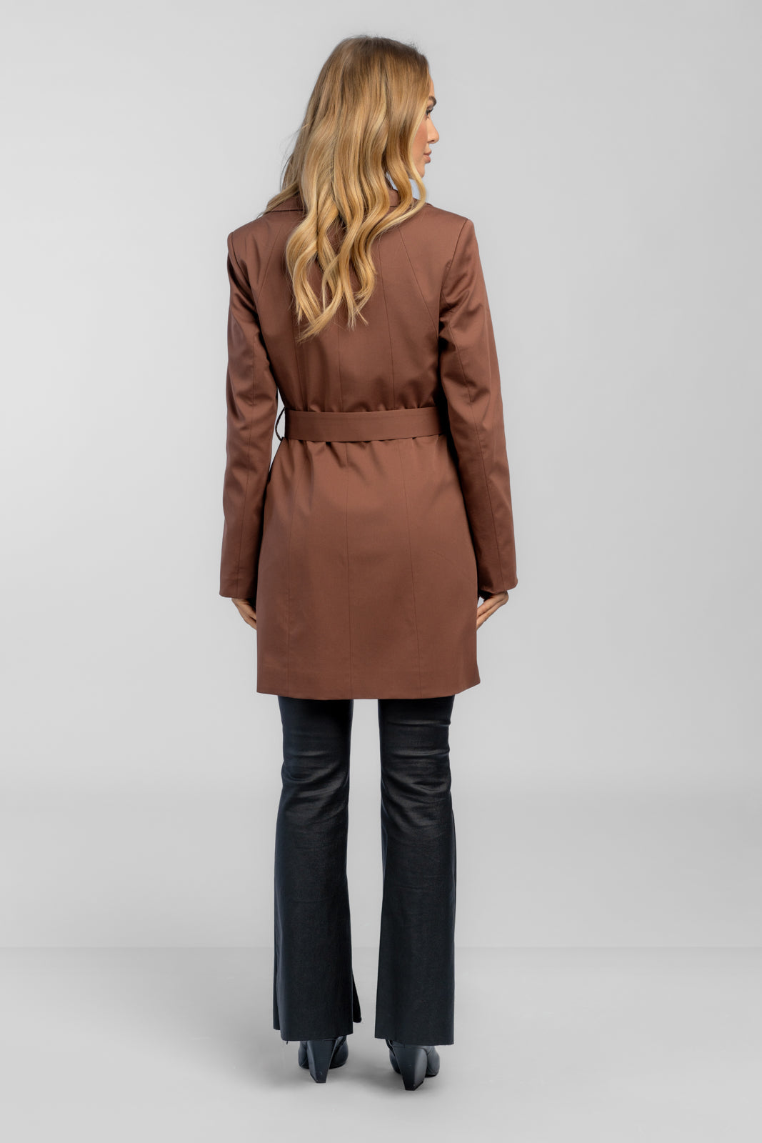 LENA chocolate trench coat